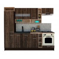 Bucatarie COSSY NEW 250 A2 Wenge / Decor 7648